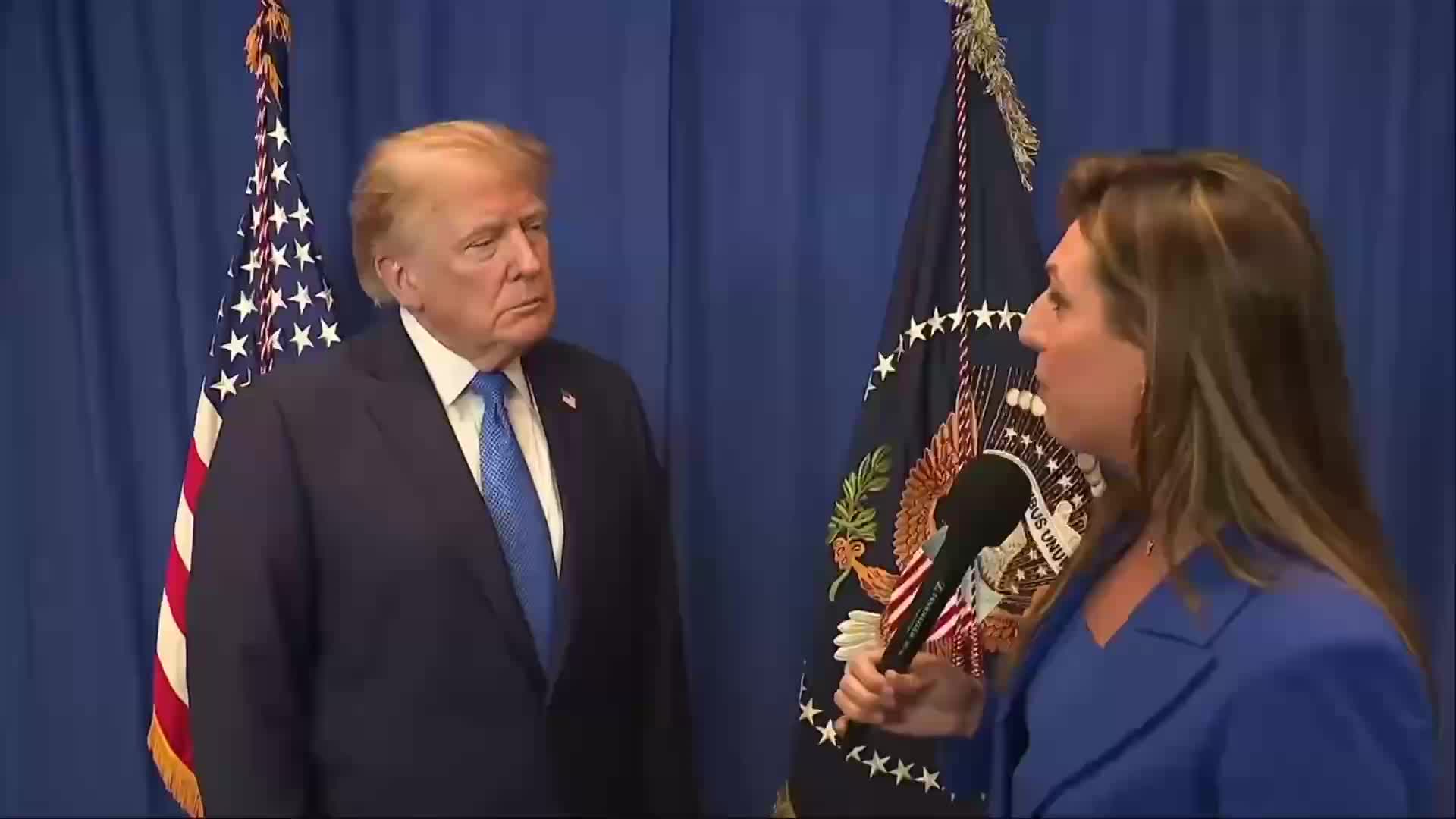 Interview: Alexis McAdams of Fox News Interviews Donald Trump in New York - August 14, 2026