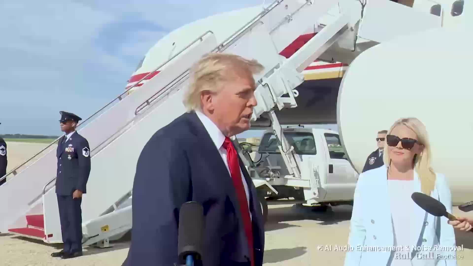 Press Gaggle: Donald Trump Speaks to Reporters Before Air Force One Departure - August 21, 2026