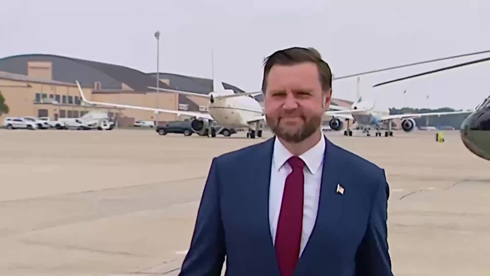 Press Gaggle: JD Vance Speaks to Reporters Before Air Force Two Departure - August 31, 2026