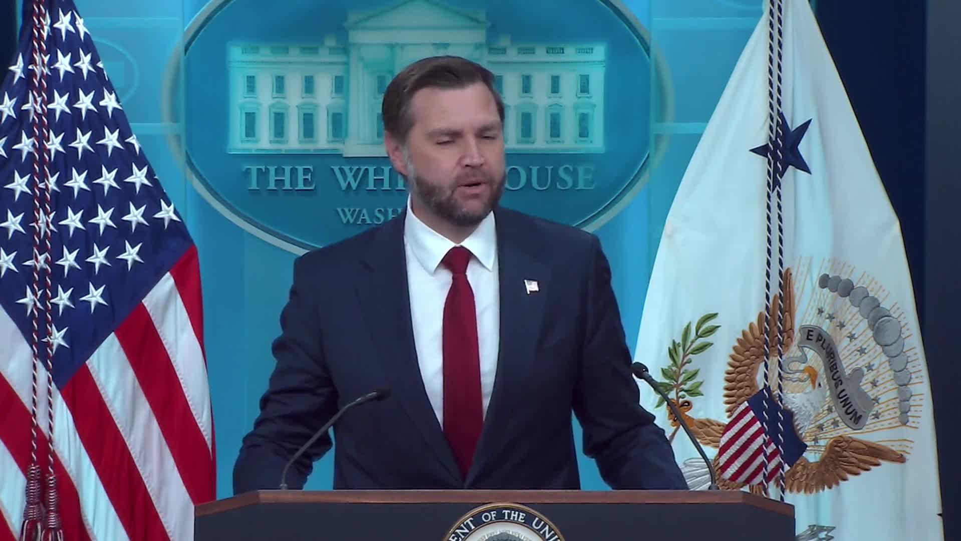 Press Briefing: JD Vance Holds a Press Briefing at The White House - September 3, 2026