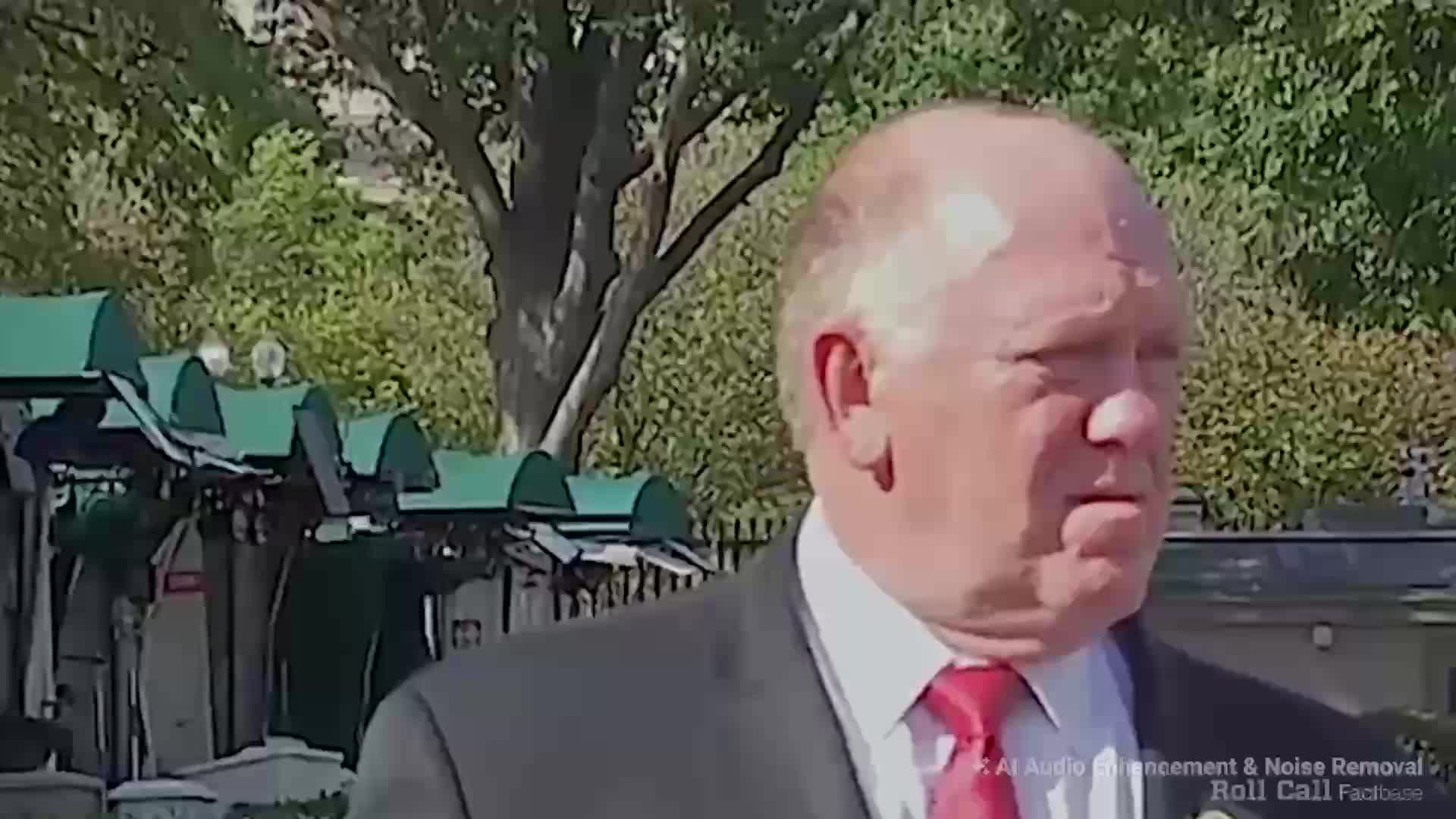 Press Briefing: Tom Homan Speaks to Reporters Outside the White House - September 8, 2026