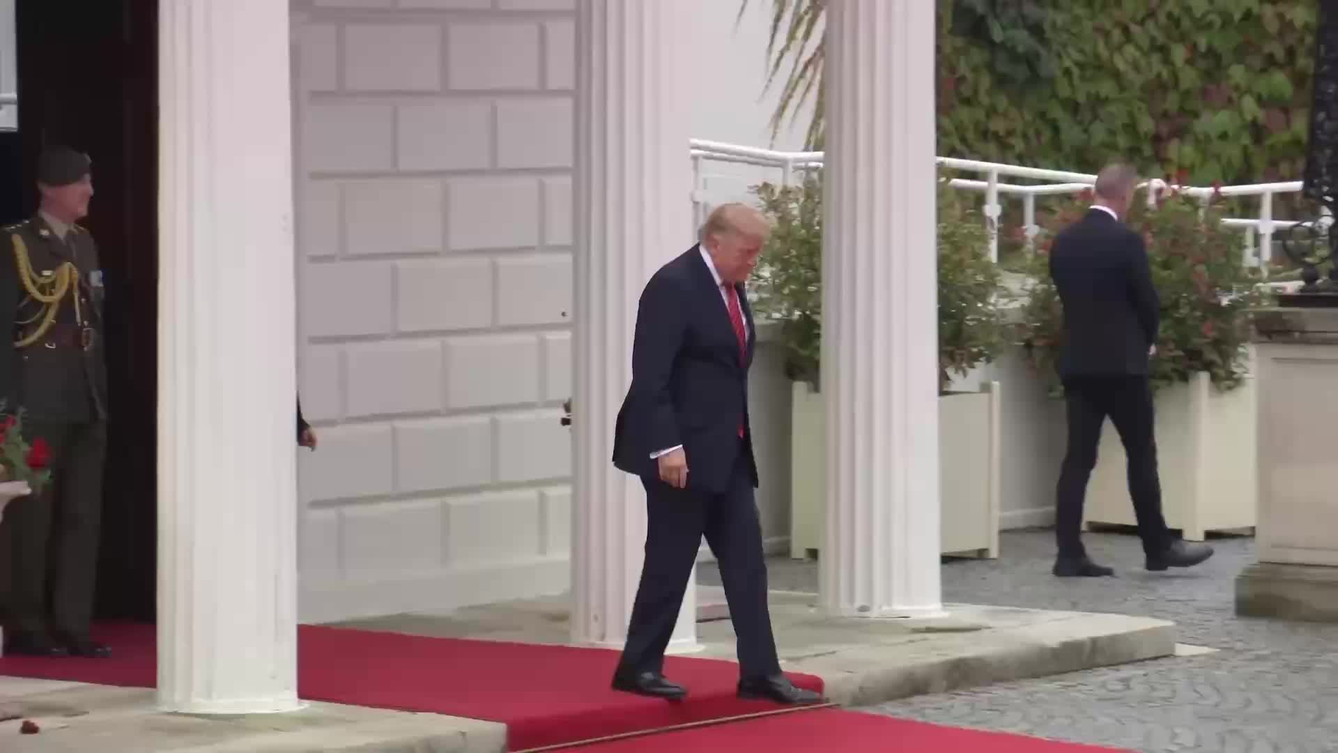 Press Gaggle: Donald Trump Speaks to Reporters in Dublin, Irelan - September 12, 2026