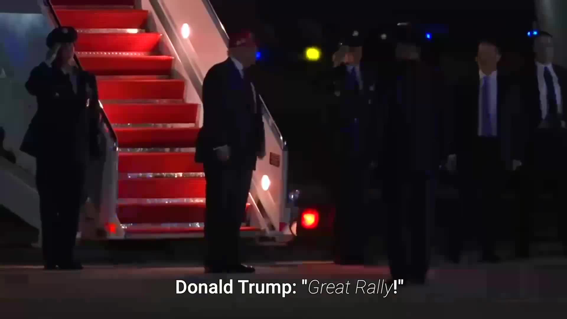 Remarks: Donald Trump Comments on the Rally After Air Force One Arrival - September 16, 2026