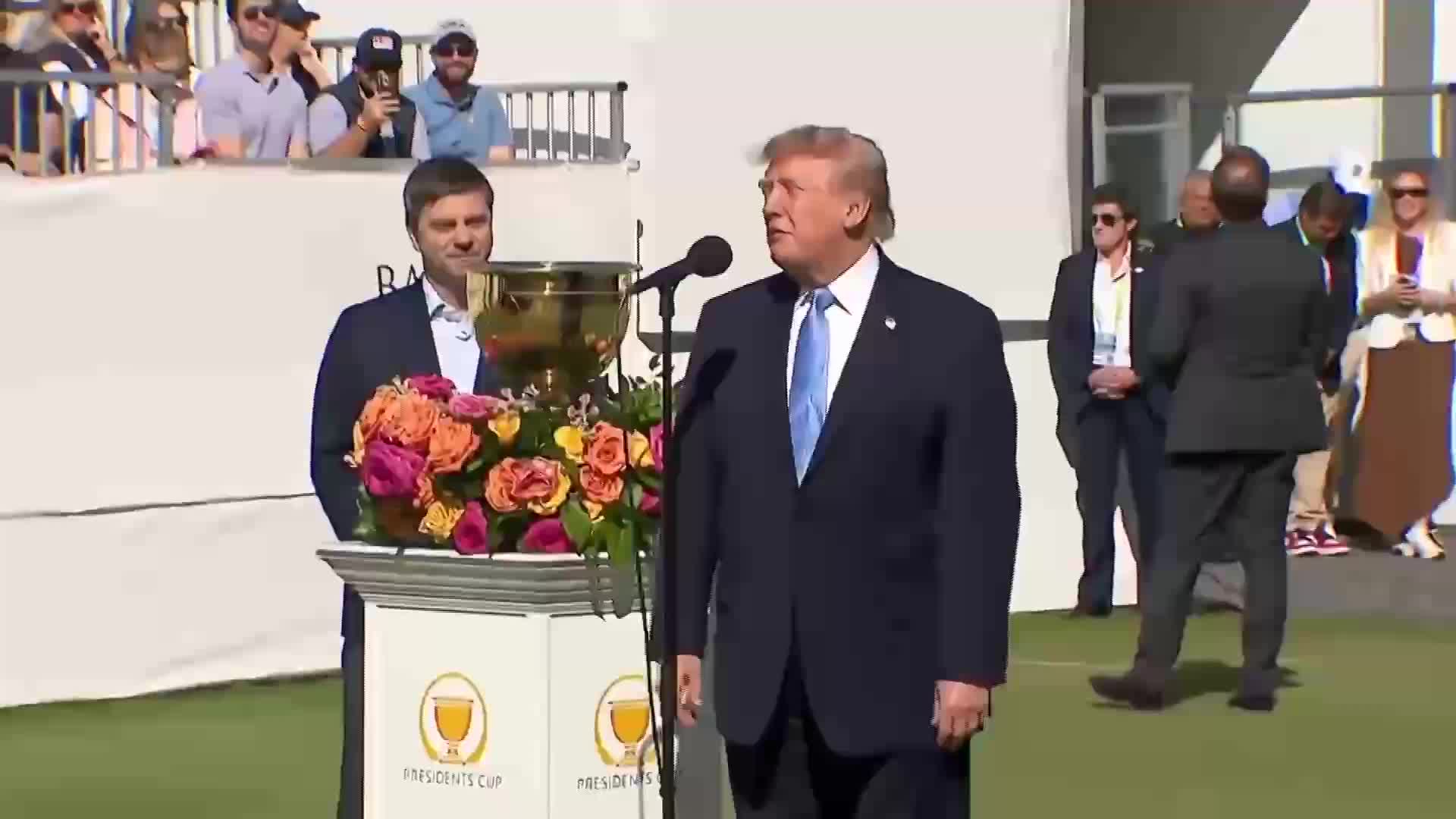 Remarks: Donald Trump Speaks Briefly at the Presidents Cup in Illinois - September 27, 2026