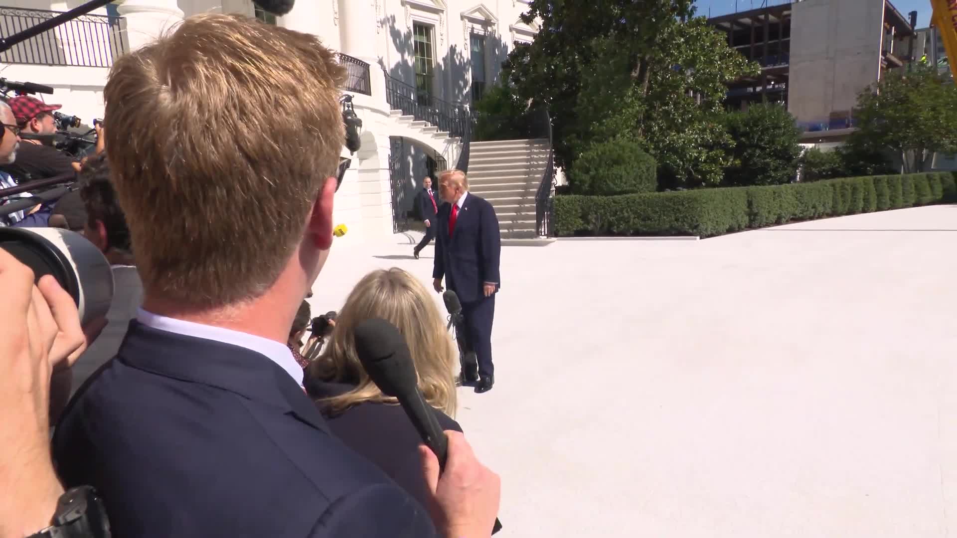 Press Gaggle: Donald Trump Speaks to Reporters Before Marine One Departure - October 1, 2026