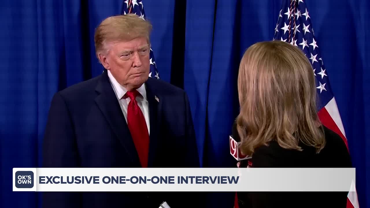 Interview: Haley Hetrick of News9 Oklahoma City Interviews Donald Trump - October 1, 2026