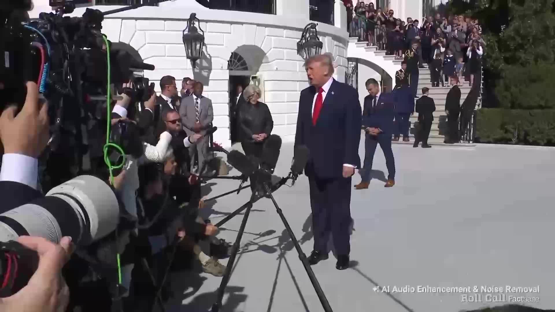 Press Gaggle: Donald Trump Speaks to Reporters Before Marine One Departure - October 6, 2026