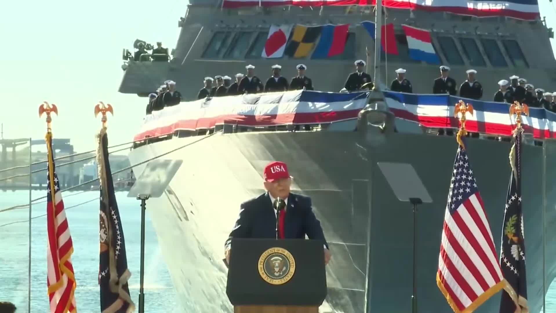 Speech: Donald Trump Announces a New Military Shipyard in Maryland - October 6, 2026