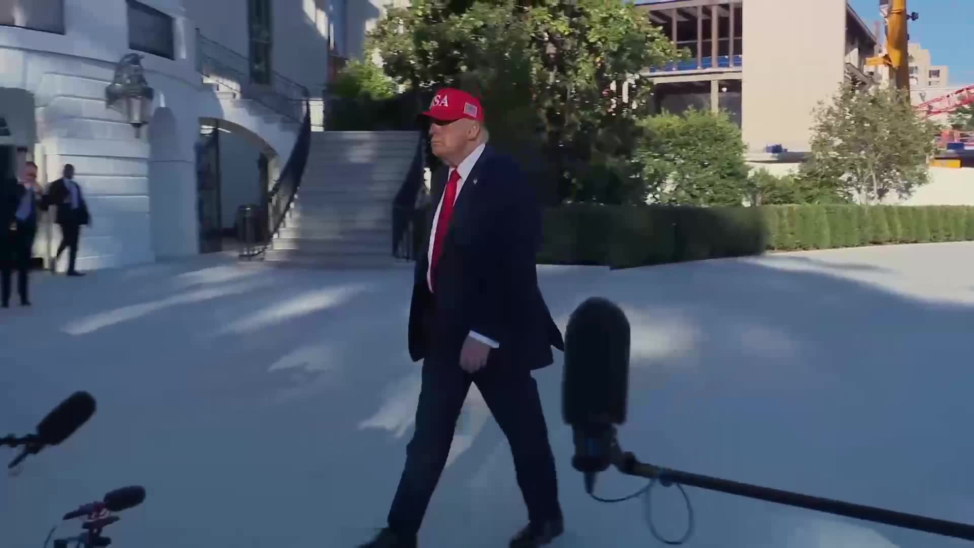 Press Gaggle: Donald Trump Speaks to Reporters After Marine One Arrival - October 6, 2026