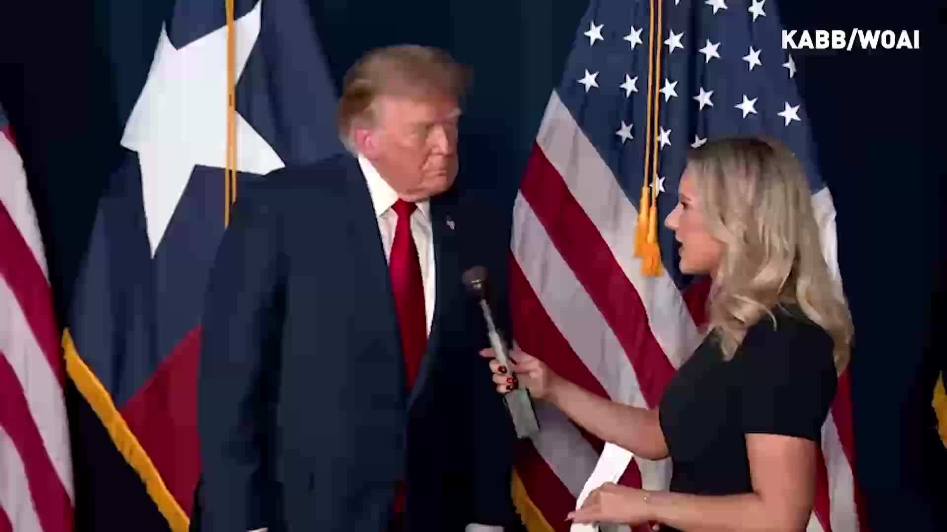 Interview: Taylor Whartnaby of News 4 San Antonio Interviews Donald Trump - October 7, 2026