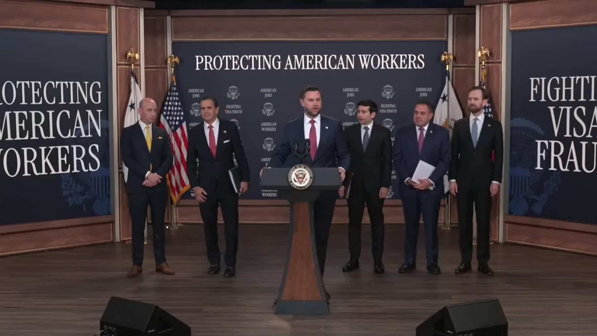 Press Conference: JD Vance Discusses Efforts to Reduce Visa Fraud - October 8, 2026