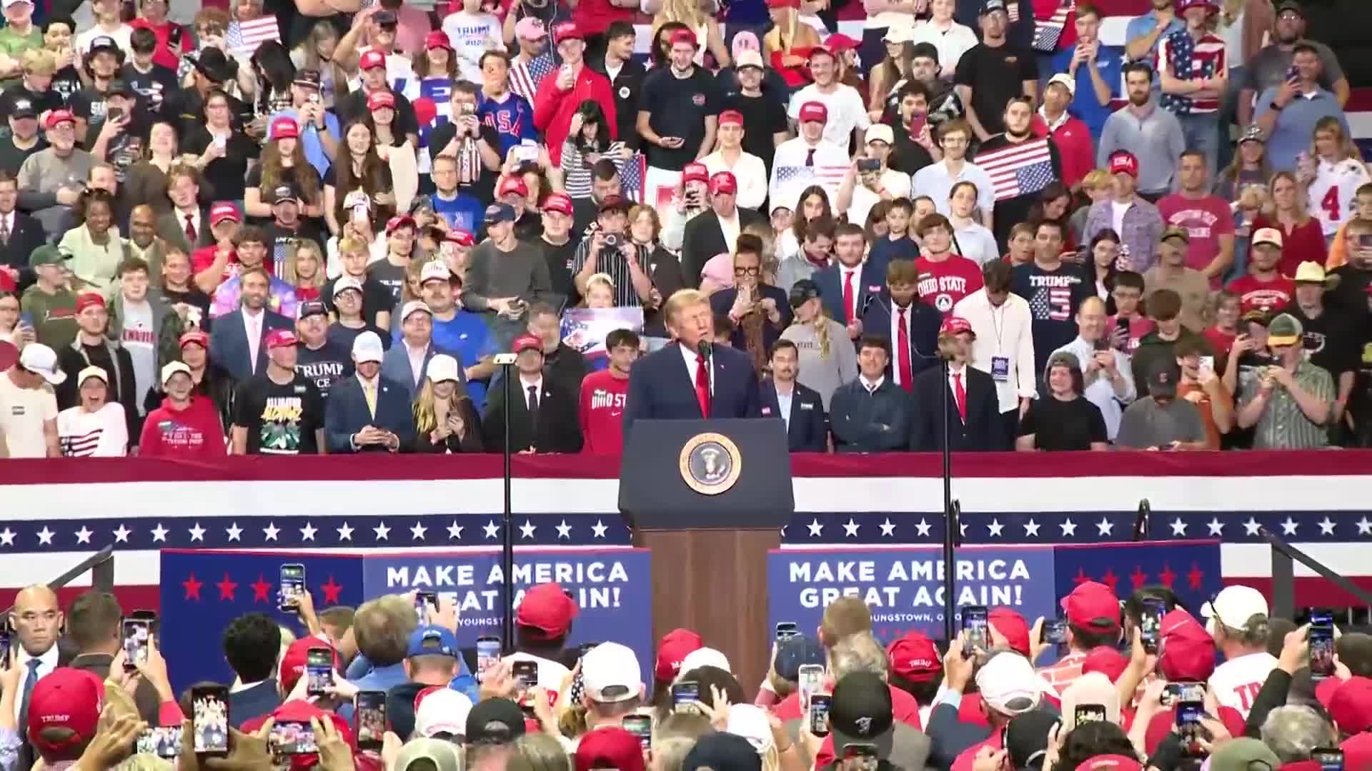 Speech: Donald Trump Holds a Midterm Political Rally in Youngstown, Ohio - October 12, 2026