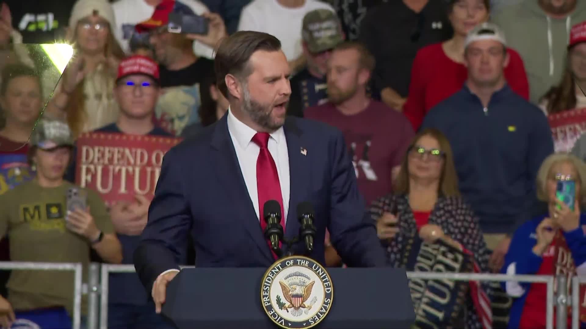 Remarks: JD Vance Holds a Midterm Political Rally in Monroe, Michigan - October 15, 2026