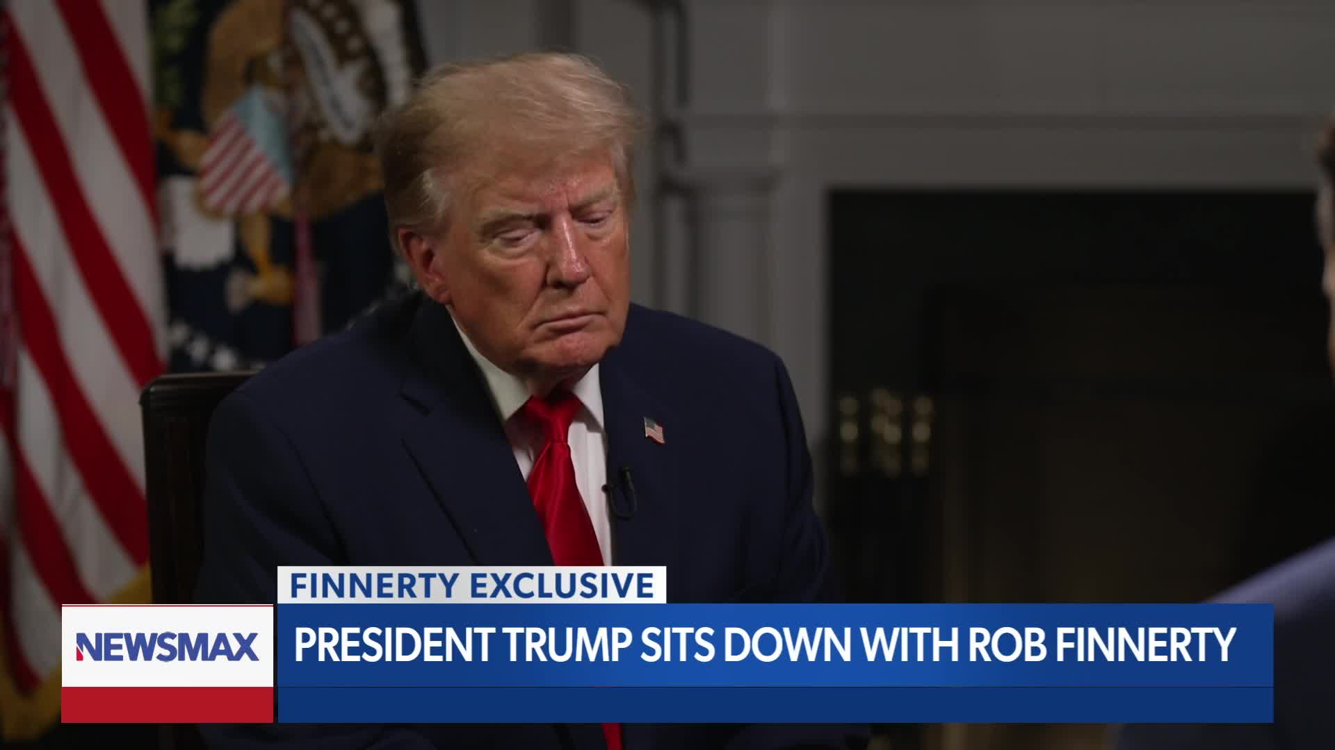 Interview: Rob Finnerty of Newsmax Interviews Donald Trump at the White House - October 15, 2026