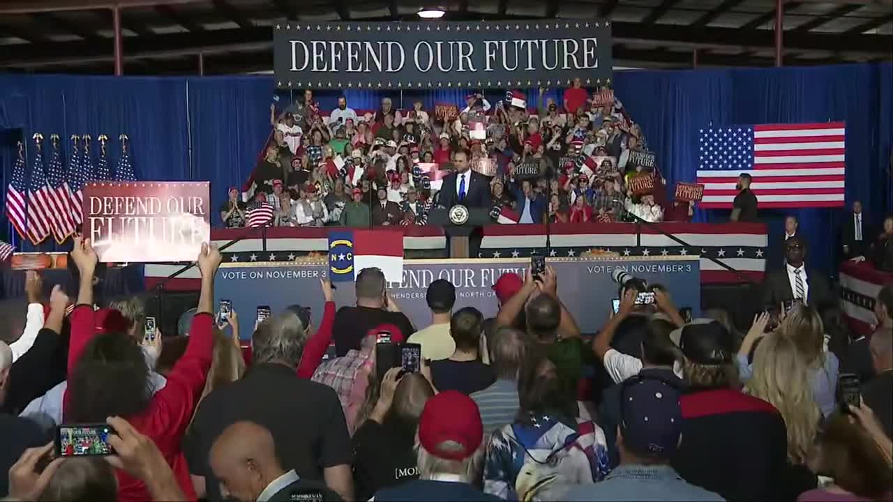 Remarks: JD Vance Holds a Midterm Political Rally in North Carolina - October 19, 2026