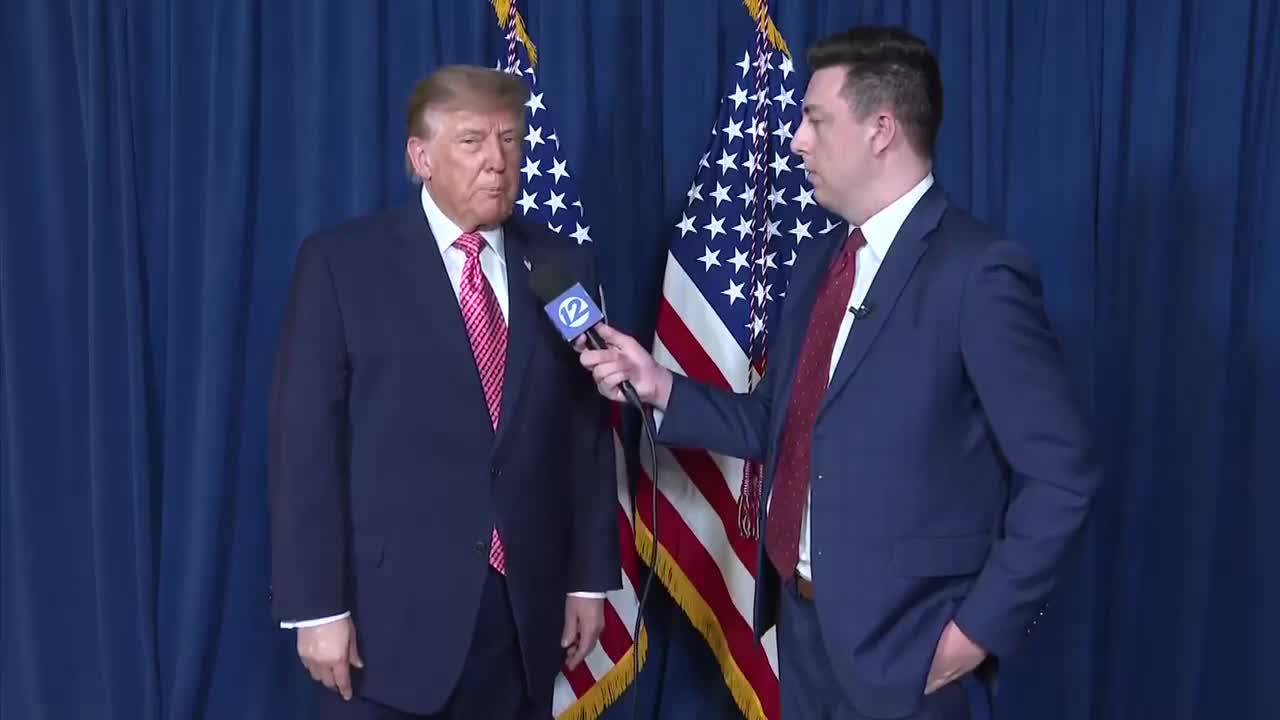 Interview: Dylan Domangue of KWCH-TV 12 News Wichita Interviews Donald Trump - October 19, 2026