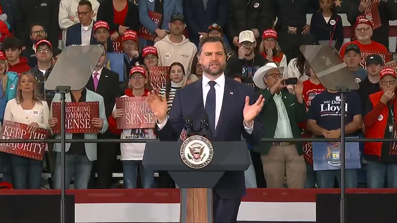 Speech: JD Vance Holds a Midterm Political Rally in Howell, Michigan - October 27, 2026