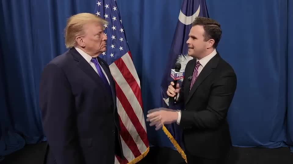 Interview: Justin Dougherty of WHNS-TV Fox Carolina Interviews Donald Trump - October 29, 2026