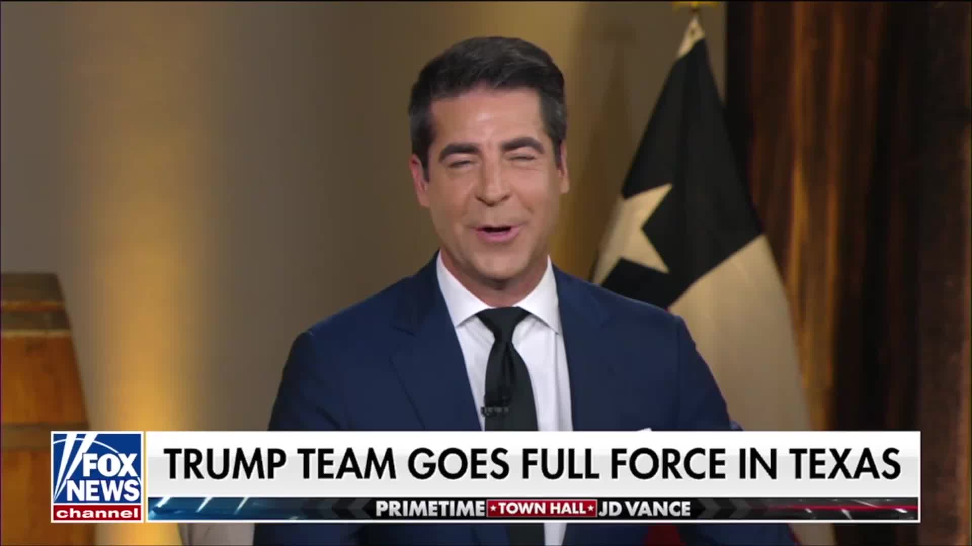 Interview: Jesse Watters Holds a Town Hall Interview with JD Vance in Texas - October 29, 2026