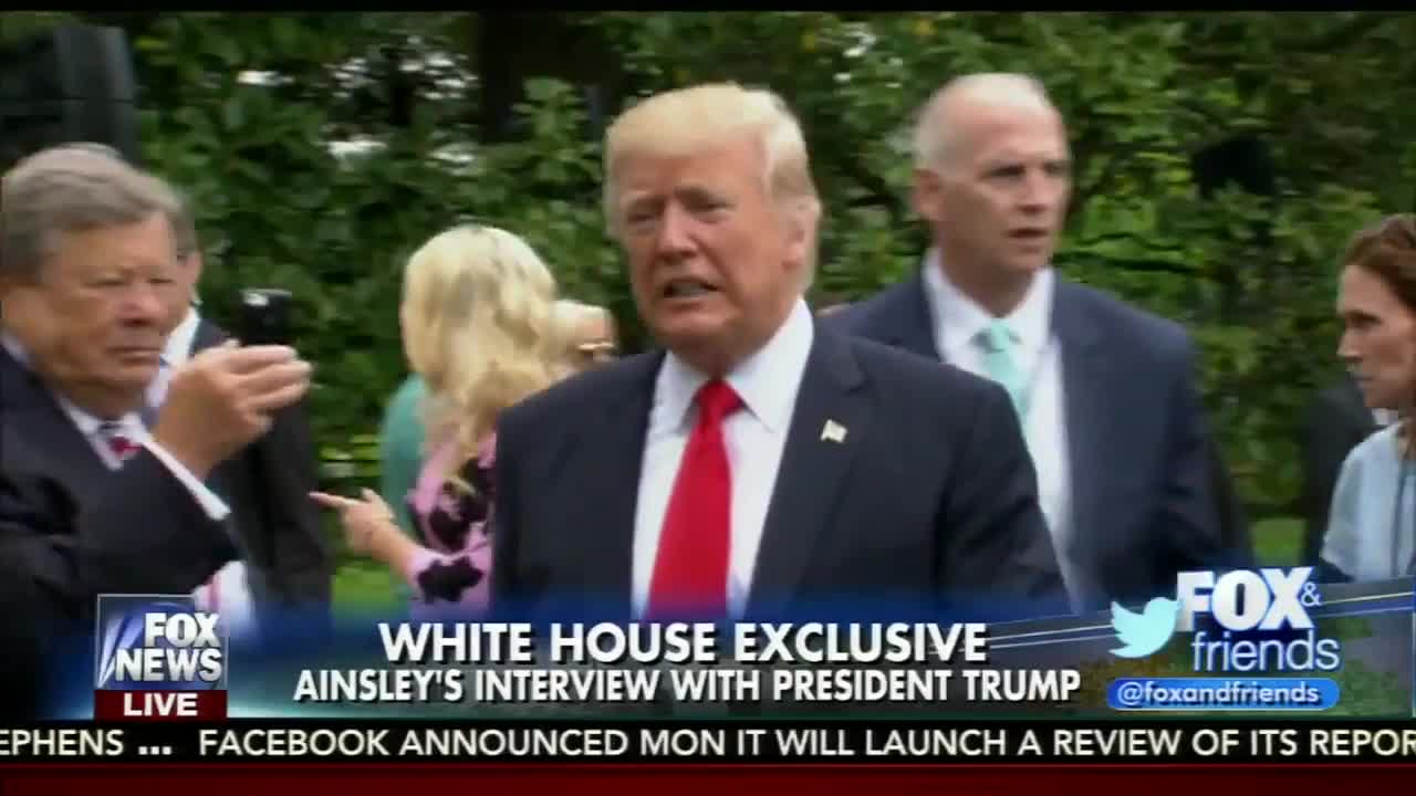 Roll Call Factba.se - Interview: Donald Trump With Ainsley Earhardt on Fox  and Friends - April 18, 2017