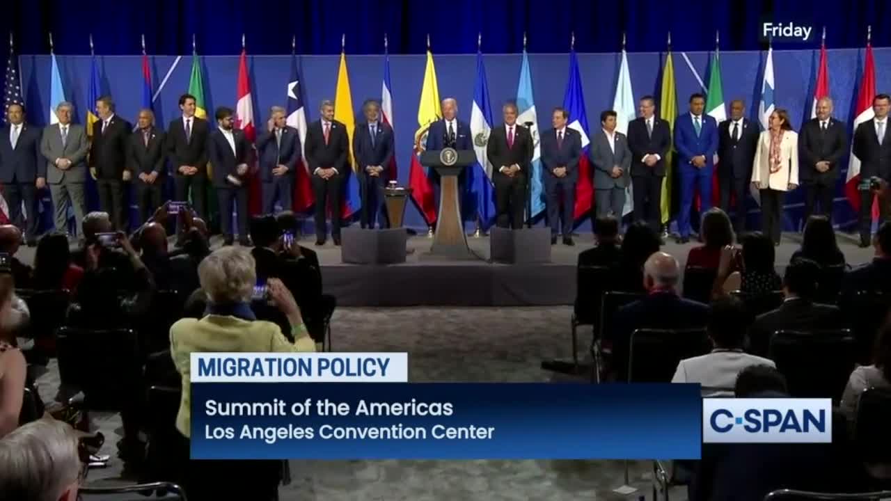 Transcript Remarks Joe Biden on the Los Angeles Declaration on