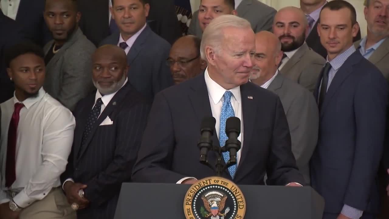 Pres. Biden hosts World Series Champion Braves at White House