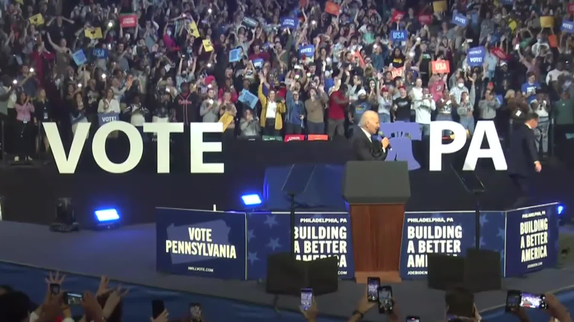 Transcript - Remarks: Joe Biden Holds a Political Rally in Philadelphia