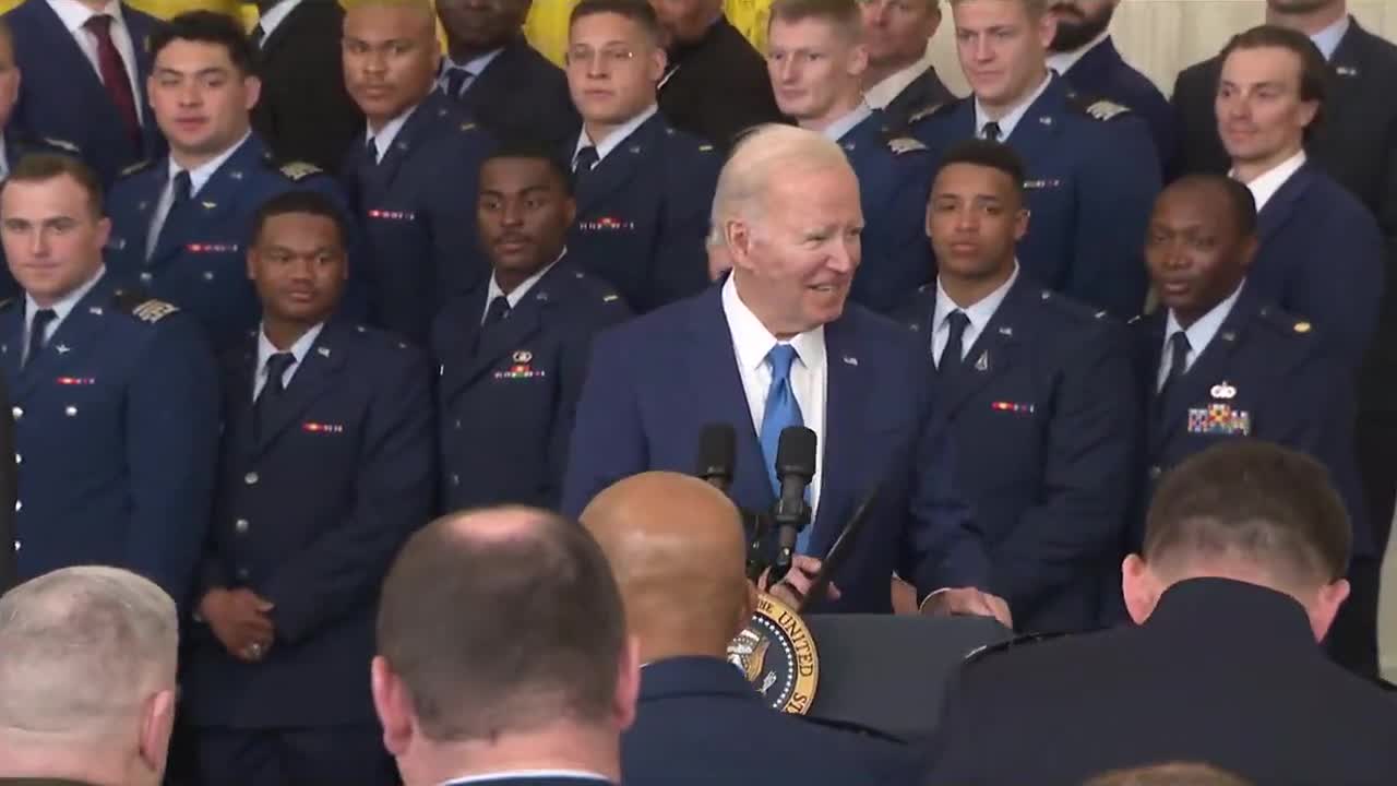 Transcript Remarks Joe Biden Presents the CommanderinChief Trophy