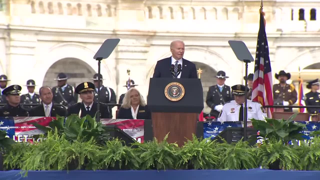 Roll Call Factba.se - Remarks: Joe Biden Attends The National Peace ...