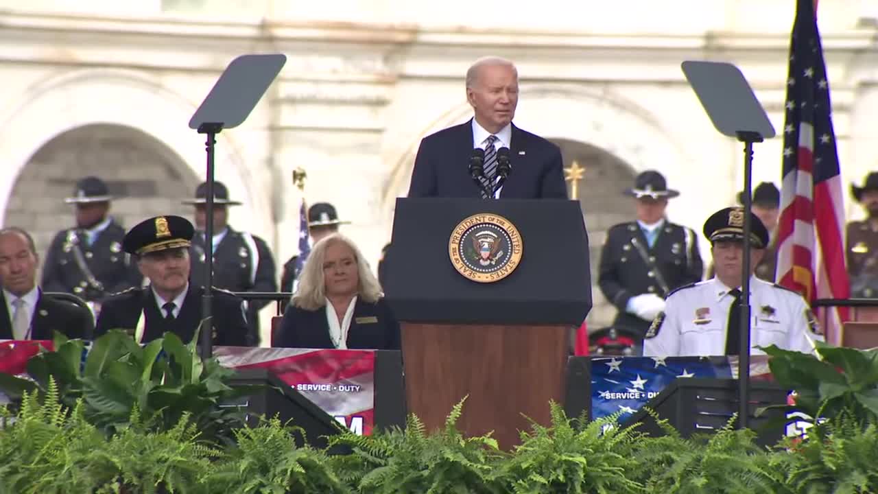 Roll Call Factba.se - Remarks: Joe Biden Attends The National Peace ...