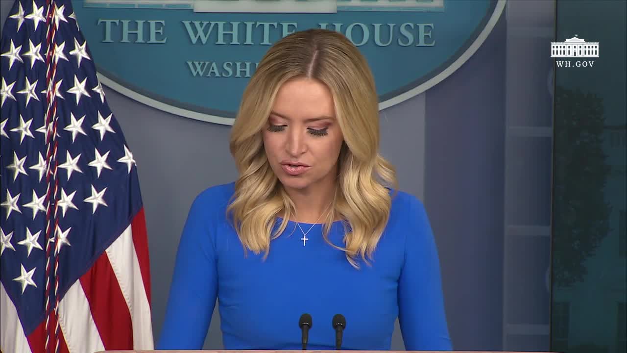 Transcript Quote - Press Conference: Kayleigh McEnany ...