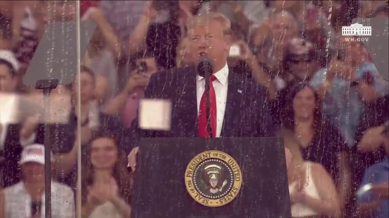 does the president give a speech on 4th of july