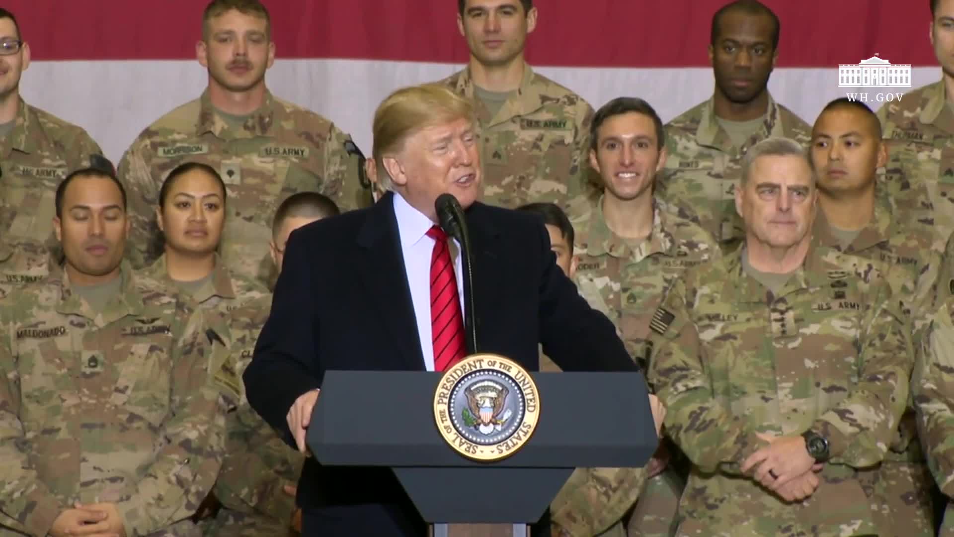 Transcript Speech Donald Trump Addresses Troops on Thanksgiving