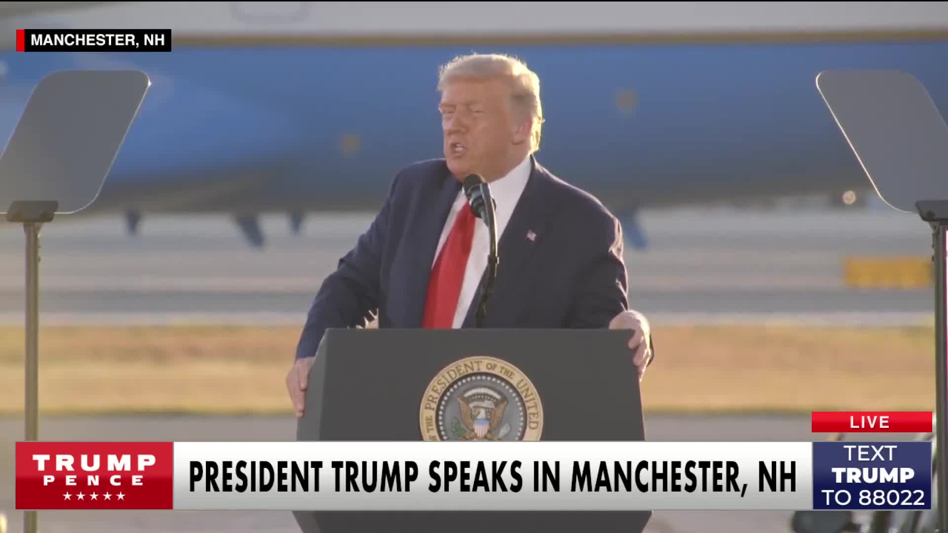 Transcript Speech Donald Trump Delivers a Campaign Speech in Manchester, New Hampshire