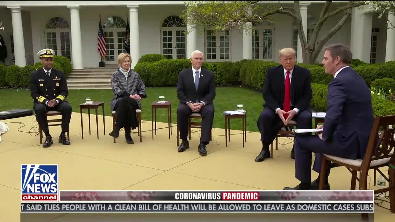 Transcript - Interview: Bill Hemmer & Harris Faulkner Host a Virtual Town  Hall with Donald Trump - March 24, 2020 | Factba.se