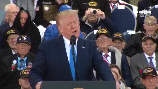 Transcript Quote - Speech: Donald Trump Attends a 75th Anniversary D