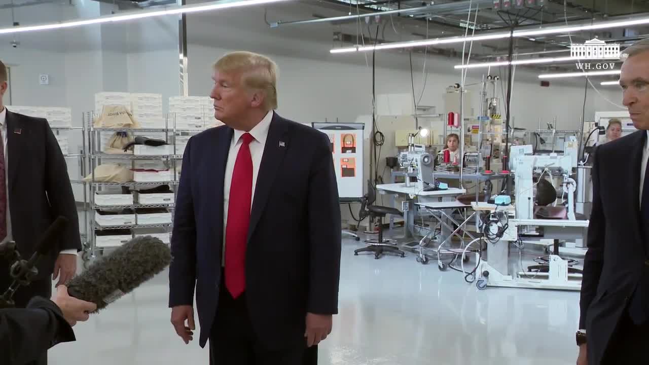 Transcript - Remarks: Donald Trump Tours New Louis Vuitton Facility in  Alvarado, Texas - October 17, 2019