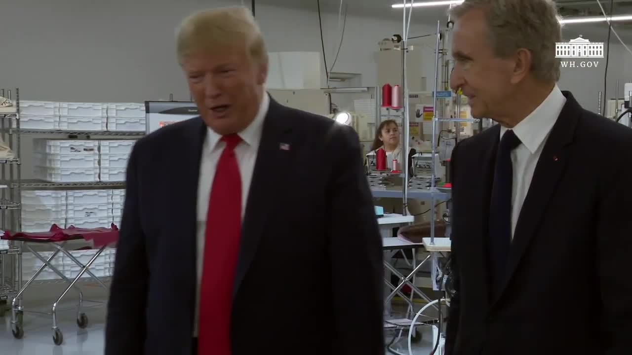 Transcript Quote - Remarks: Donald Trump Tours New Louis Vuitton Facility in Alvarado, Texas ...