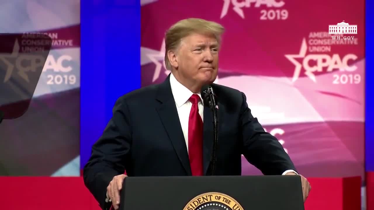 Transcript Quote Speech Donald Trump Delivers A Speech At The 2019 Cpac Convention In Maryland March 2 2019 Factbase