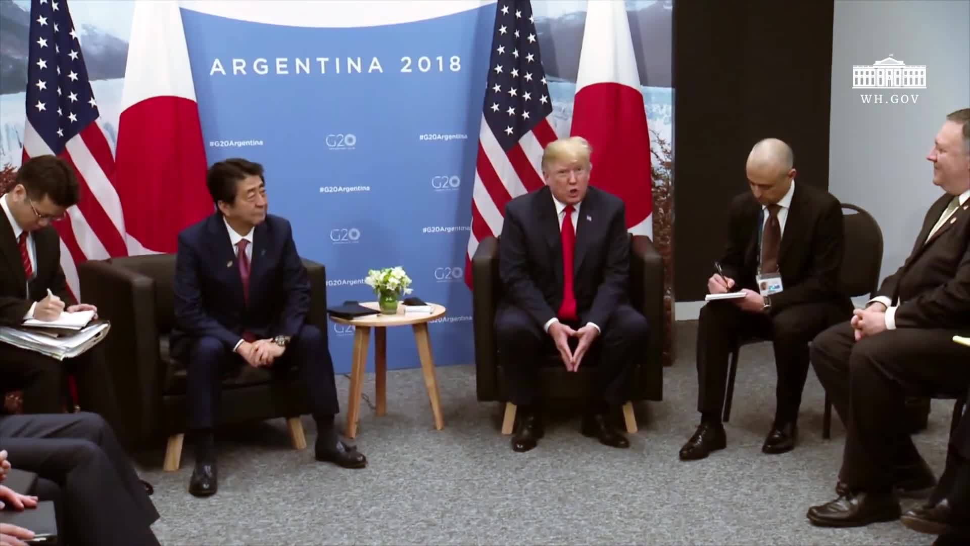 Transcript Quote - Remarks: Donald Trump Meets With Shinzo Abe of Japan