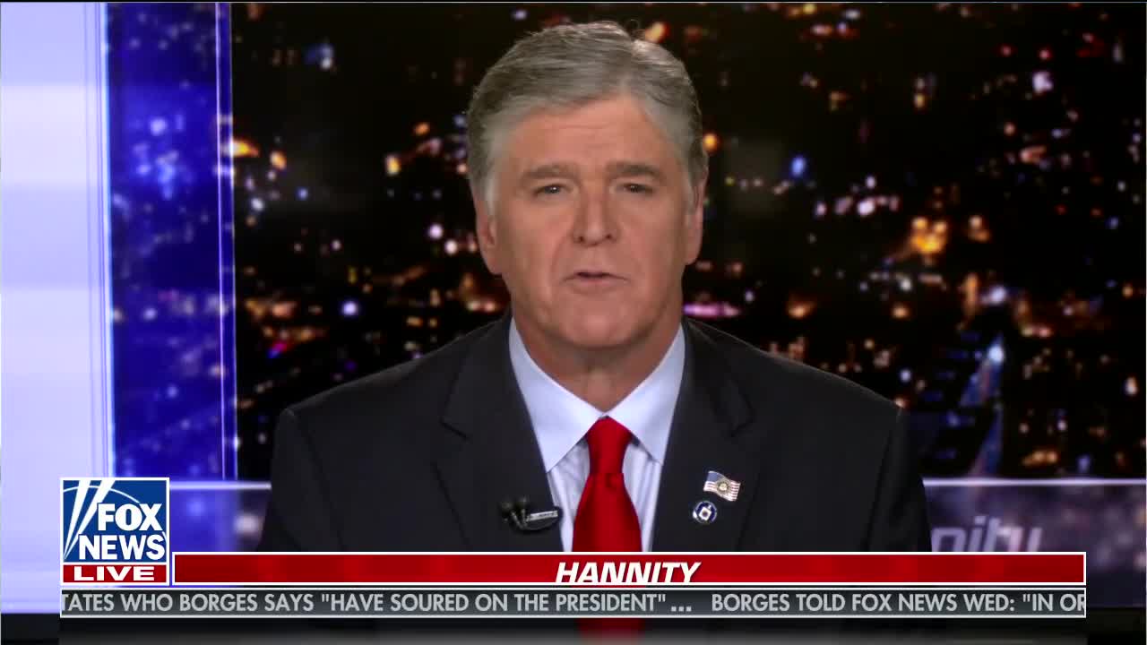 Transcript Quote - Interview: Sean Hannity Interviews Donald Trump Live